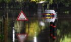 Bridge of Allan was badly flooded in October 2023. Image: Gregor Boyd/Shutterstock